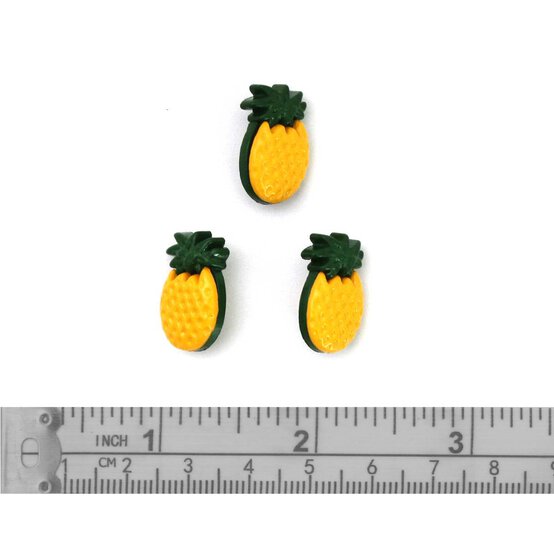 Trimits Pineapple Novelty Buttons 9 Pieces image number 3