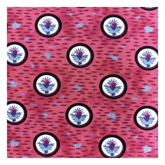 V&A Regency Threads Collage Portraits Cotton Fabric by the Metre image number 2