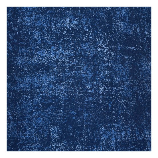 Navy Cotton Textured Blender Fabric by the Metre image number 2
