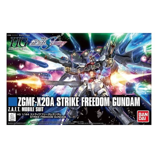 Gunpla HG ZGMF-X20A Strike Freedom Gundam Model Set 1:144 image number 1