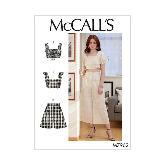 McCall's Women's Top  Sewing Pattern M7962 (AX5 4-12) image number 1