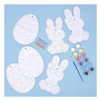 Easter Colour-in Canvas Kit 6 Pack