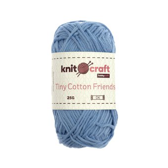 Knitcraft Blue Tiny Cotton Friends Yarn 25g