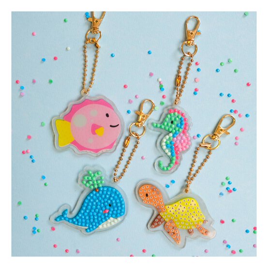 Sea Life Diamond Art Keyring Kit image number 1