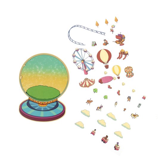 Mini Amusement Park Scene Stickers image number 4