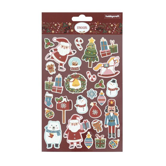 Christmas Silver Detail Fabric Stickers image number 4