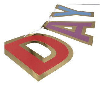 Create & Celebrate Rainbow Happy Birthday Bunting 2m