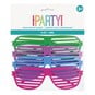 Neon Shutter Glasses 4 Pack image number 1