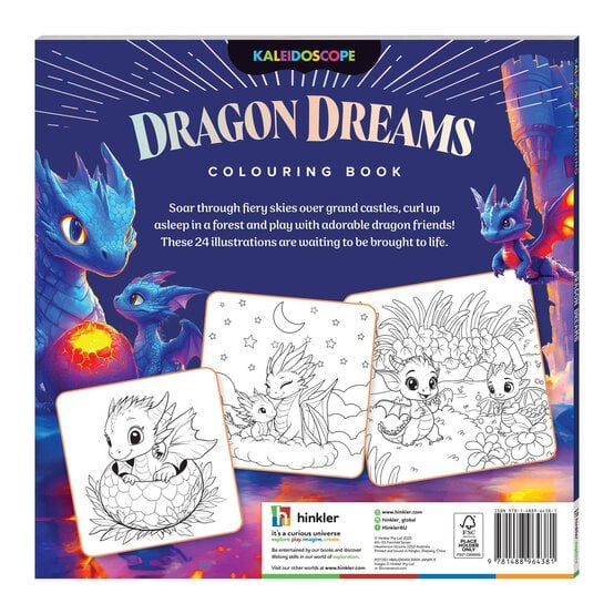 Kaleidoscope Dragon Dreams Colouring Book image number 2