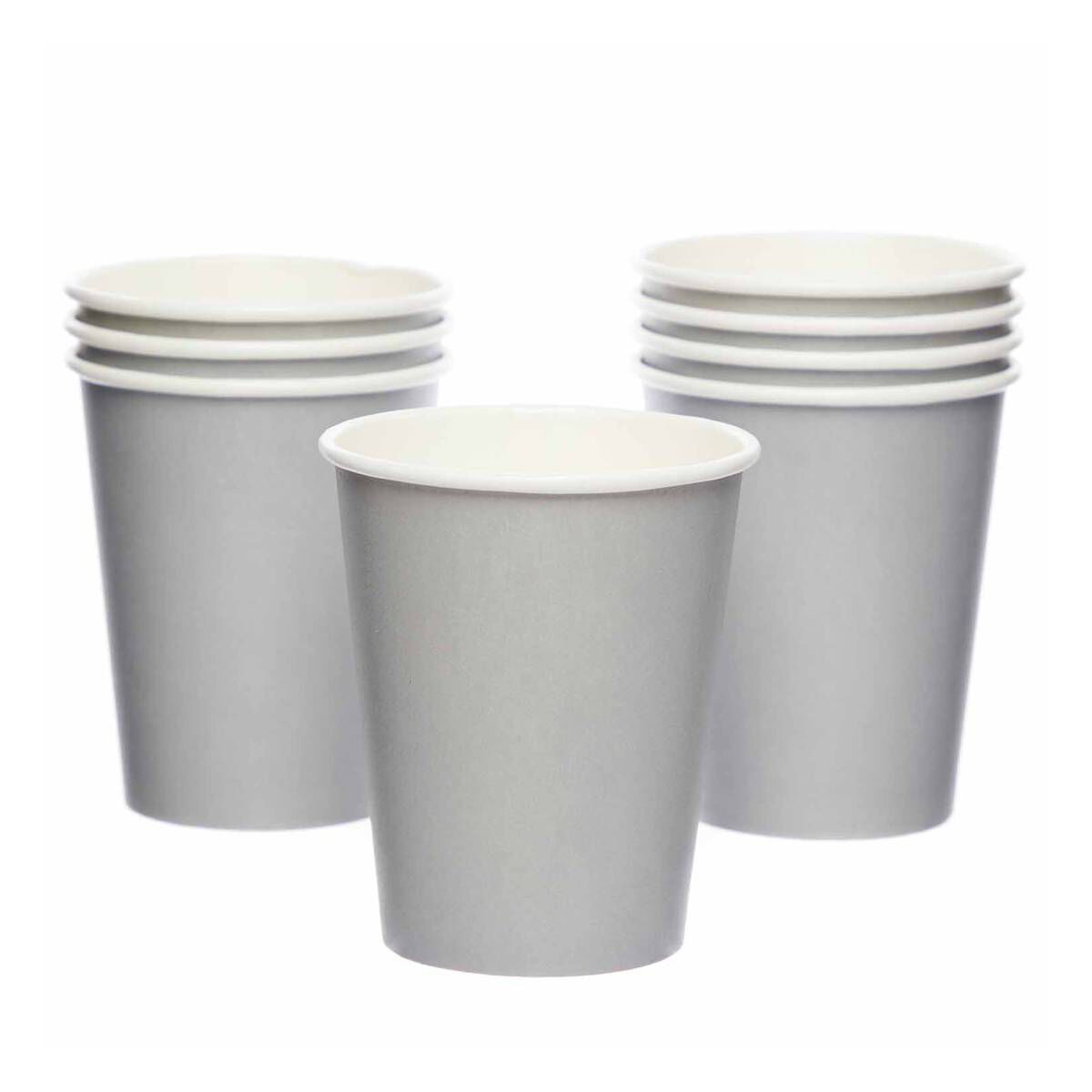 Graphite Paper Cups 8 Pack Hobbycraft