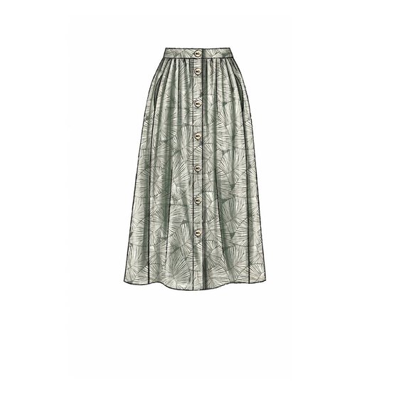 McCall&rsquo;s Women&rsquo;s Skirt Sewing Pattern M7981 (L-XL) image number 2