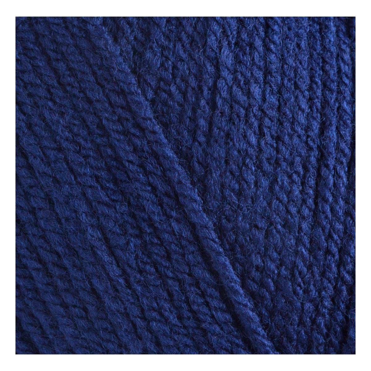 navy aran yarn