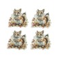 Squirrel Wooden Toppers 4 Pack image number 1