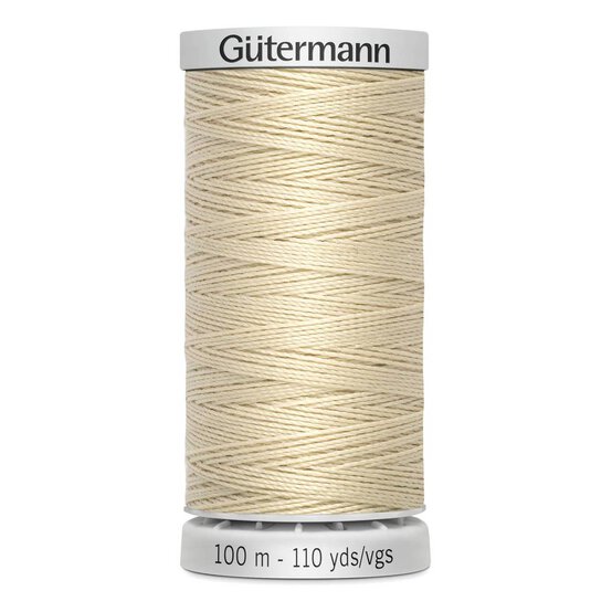 Gutermann Cream Upholstery Extra Strong Thread 100m (414) image number 1