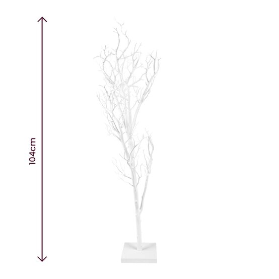 Decorative White Twig Tree 104cm image number 5