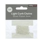 Silver Plated Light Curb Chain 3mm x 1m image number 2