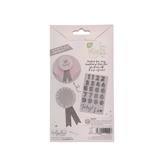 Silver Glitter Milestone Birthday Badge image number 4