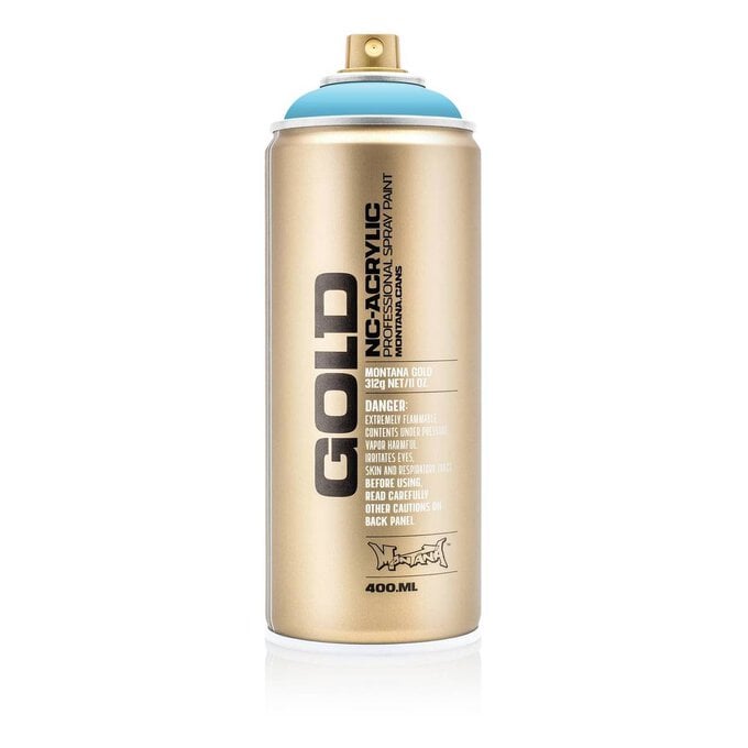 Montana Gold Baby Blue Spray Can 400ml image number 1