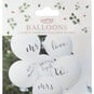 Ginger Ray White Wedding Balloon Bundle 6 Pack image number 3