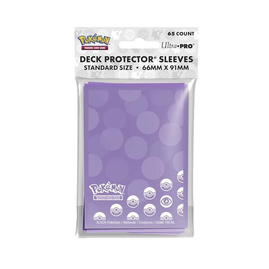 Pokemon Psychic Energy Deck Protector Sleeves 65 Pack image number 1