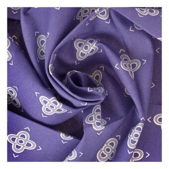 Purple Arrow Single Cotton Fat Quarter image number 2
