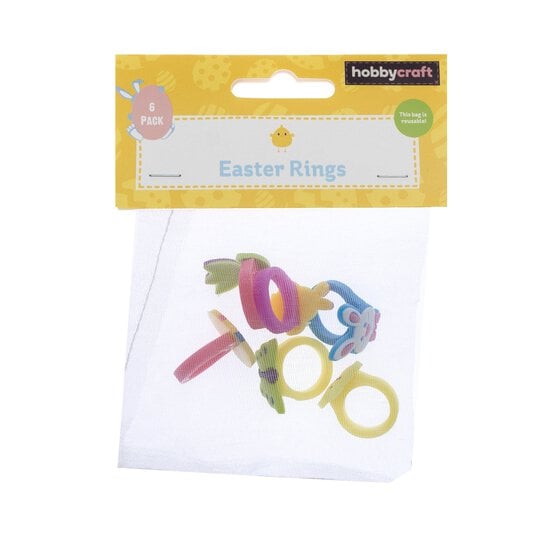 Easter Rings 6 Pack  image number 3