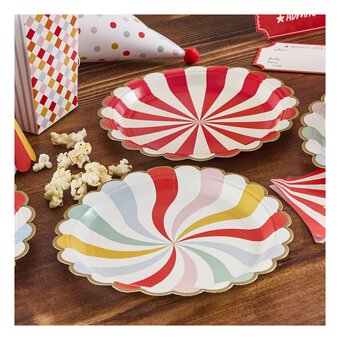 Circus Party Plates 8 Pack 