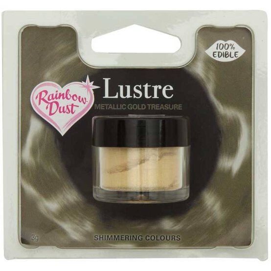 Rainbow Dust Gold Treasure Edible Silk Lustre Powder 3g image number 4