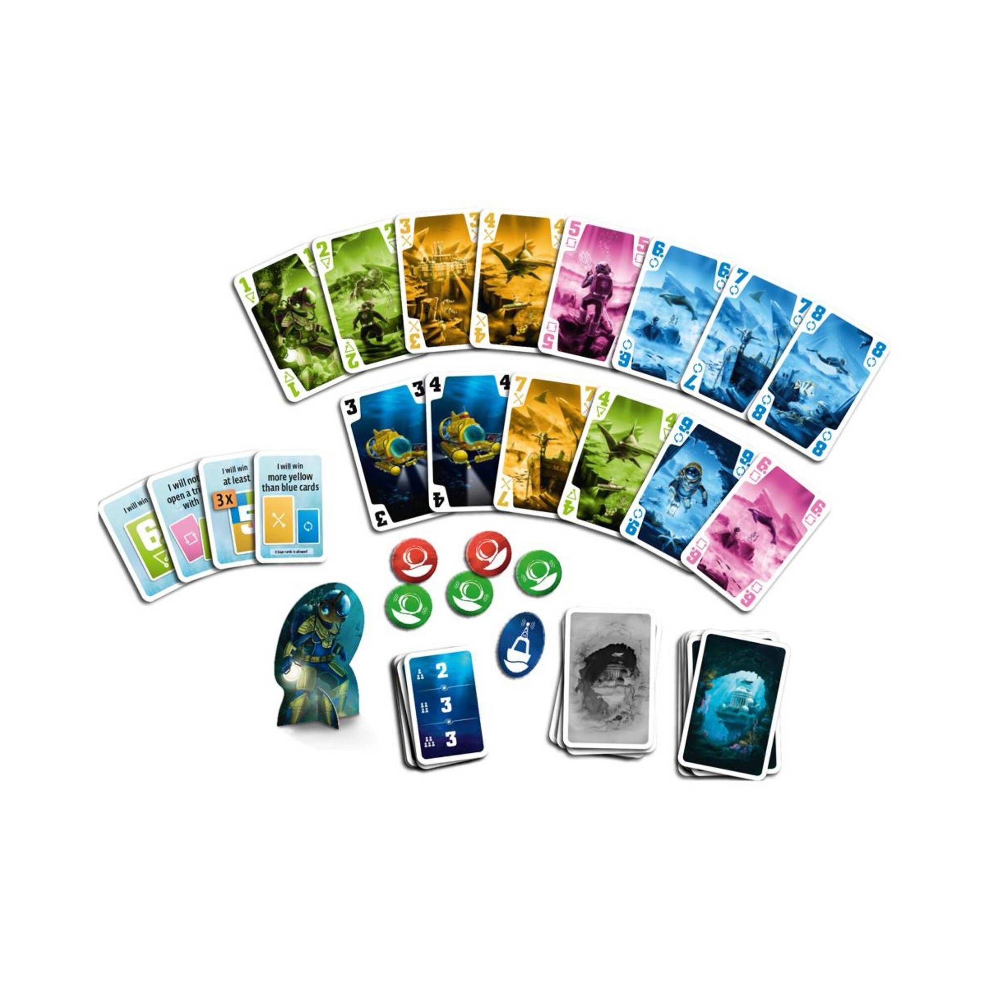 Thames & Kosmos The Crew: Mission Deep Sea – Kooperatives Stichspiel – Ab 10 Jahren – 3-5 Spieler – 20 Min – Nachfolger Des Kennerspiel Des Jahres Thames & Kosmos The Crew: Mission Deep Sea – Kooperatives Stichspiel – Ab 10 Jahren – 3-5 Spieler – 20 Min – Nachfolger Des Kennerspiel Des Jahres