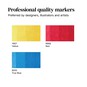 Winsor & Newton Primary Colours Promarkers 3 Pack image number 4