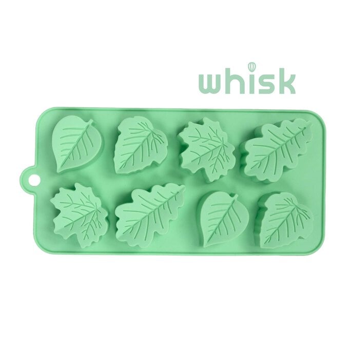 Whisk Assorted Leaf Silicone Candy Mould 8 Wells image number 1