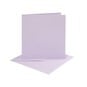 Lilac Cards and Envelopes 6 x 6 Inches 4 Pack image number 1