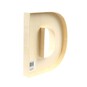 Wooden Fillable Letter D 22cm image number 1