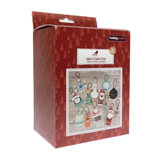 Mini Christmas Crafts Advent Kit 12 Pack image number 2