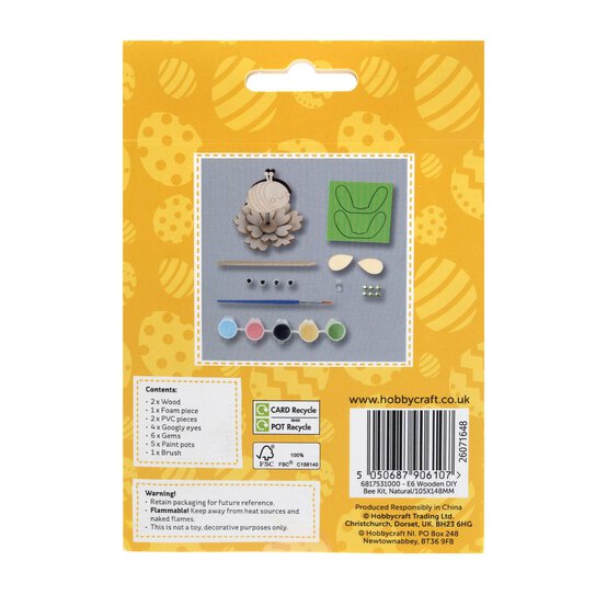 Decorate Your Own Wooden Bee Kit image number 5