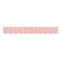 Baby Pink Polka Dot Grosgrain Ribbon 9mm x 5m image number 1