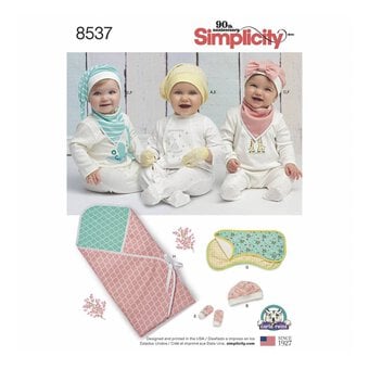 Simplicity Babywear Accessories Sewing Pattern 8537