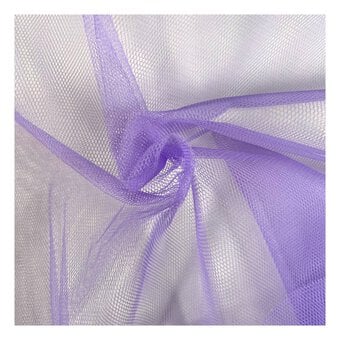 Lilac Nylon Dress Net Fabric by the Metre image number 2