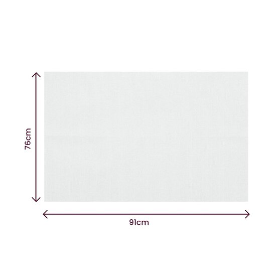 White 18 Count Aida Fabric 76cm x 91cm image number 4