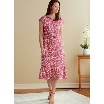 Butterick Petite Dress Sewing Pattern B6758 (6-14) image number 4