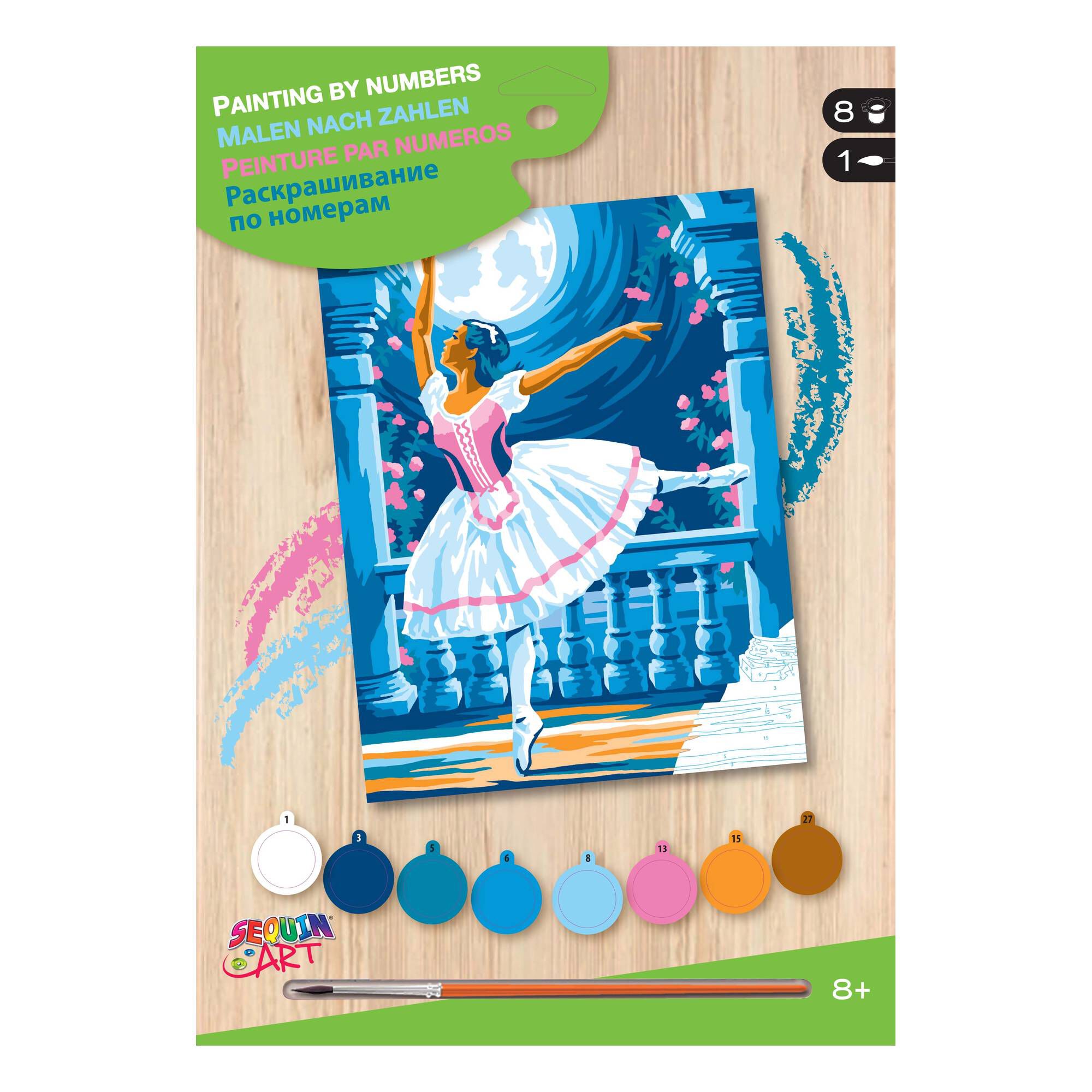 Junior Painting By Numbers Ballerina Hobbycraft