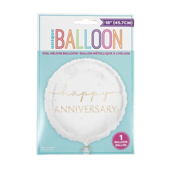Large Happy Anniversary Foil Balloon