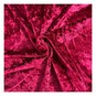 Wine Crushed Velour Fabric by the Metre image number 1