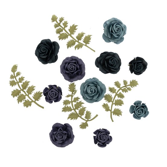 Handmade Purple Passion Whitny Flowers 14 Pack image number 1