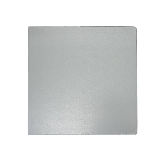 Silver Square Cake Drum 10 Inches image number 1