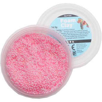 Pink Foam Clay 14g 3 Pack image number 3