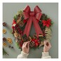 Artificial Fir Christmas Wreath 46cm image number 2