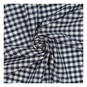 Navy 1/4 Gingham Fabric by the Metre image number 1