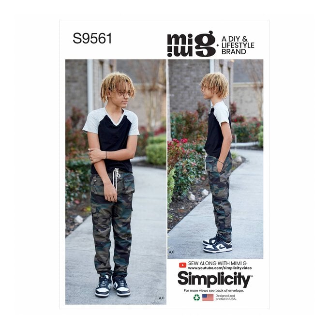 Simplicity Boys Separates Sewing Pattern S9561 (8-16) image number 1