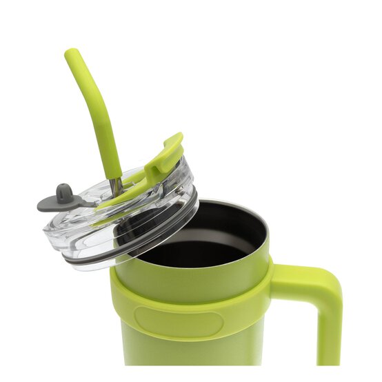Large Lime Green Travel Cup image number 4